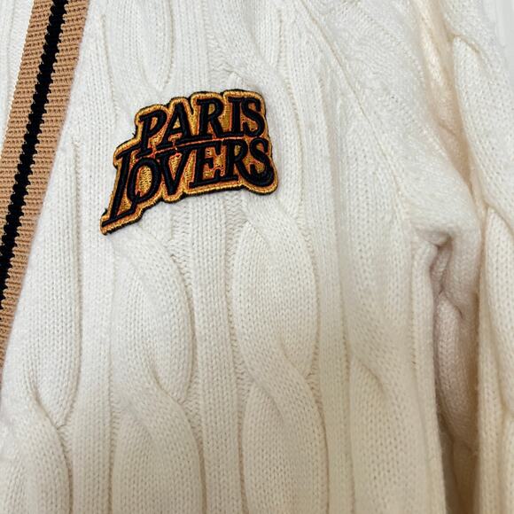 MAJE Moulin Cable-Knit Cardigan Small - Picture 4 of 9